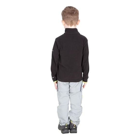 Trespass Childrens Boys Etto Half Zip Fleece Top / Black - Picture 4 of 5